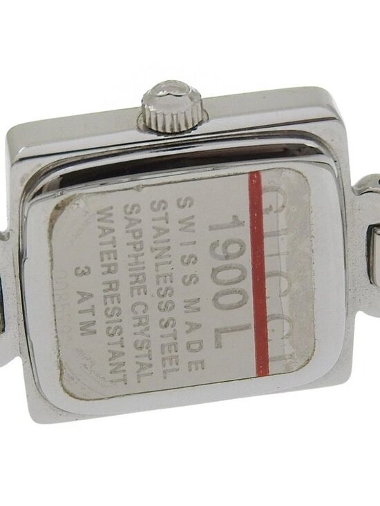 GUCCI Watches 1900L blackDial Stainless Steel Quartz Analog display Women main image 5